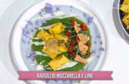 ravioli di mozzarella e lime di Gian Piero Fava
