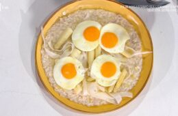 risotto asparagi e uovo fritto di Sergio Barzetti