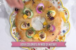uova colorate in nido di kataifi di Antonio Paolino