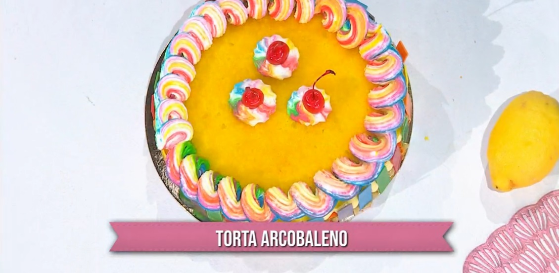 torta arcobaleno di Sal De Riso