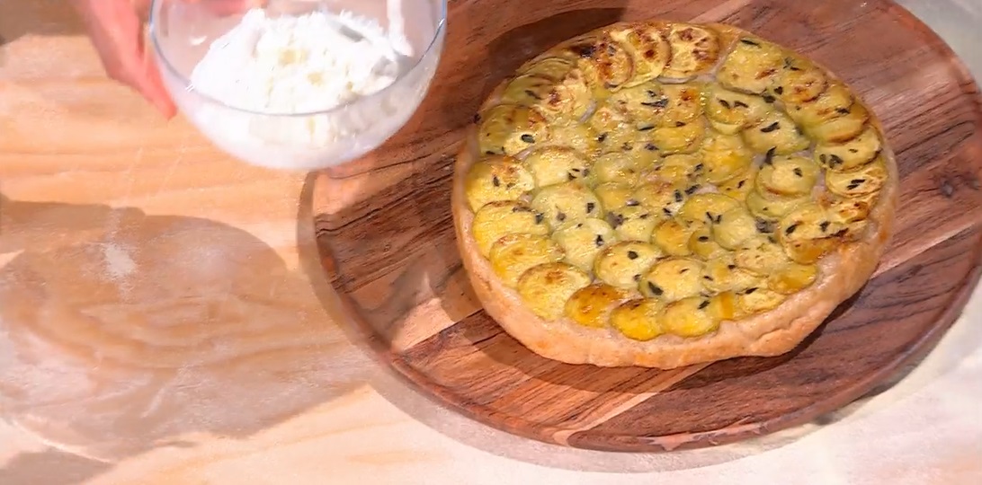 pizza rovesciata alle zucchine di Fulvio Marino