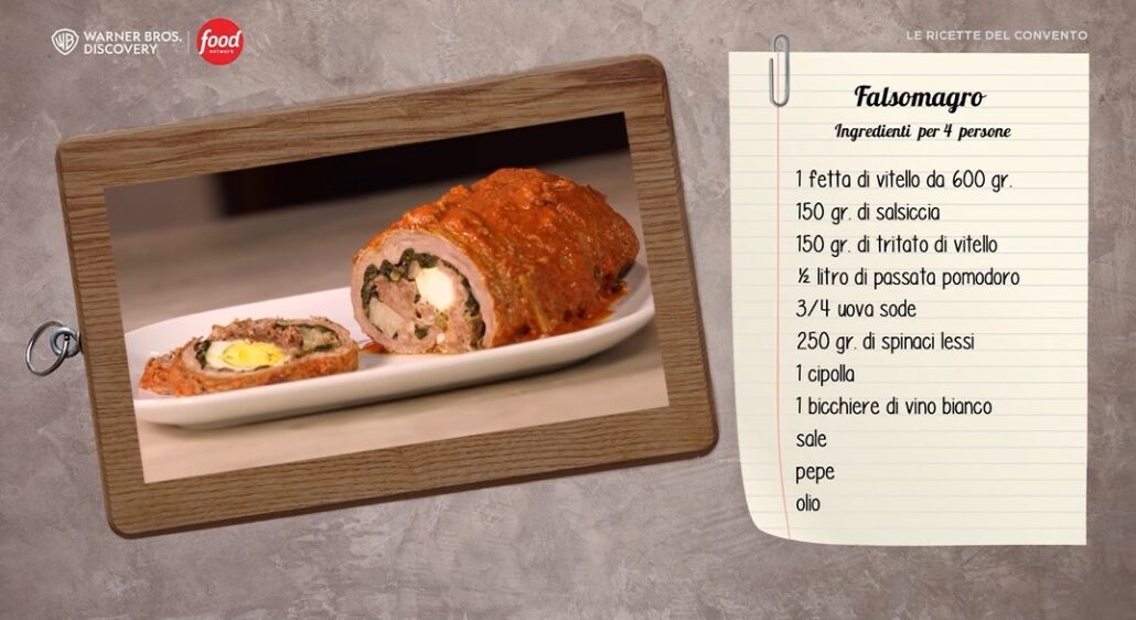 Le ricette del convento Ricetta falsomagro Le ricette del convento Ricetta falsomagro