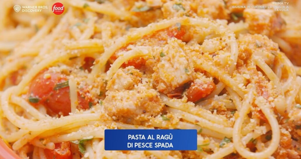 Giusina in cucina Ricetta pasta al ragù di pesce spada di Giusina
