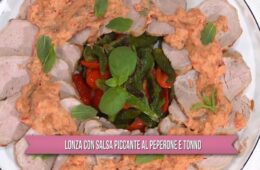 lonza con salsa piccante peperone e tonno di Mauro e Mattia Improta