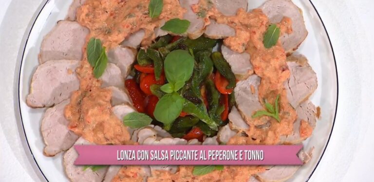 lonza con salsa piccante peperone e tonno di Mauro e Mattia Improta