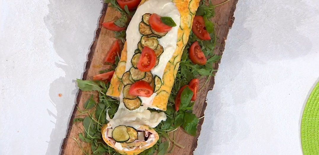 rotolo di frittata di Mauro e Mattia Improta