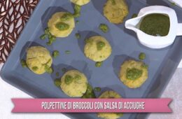 polpettine di broccoli con salsa di acciughe di Roberta Lamberti
