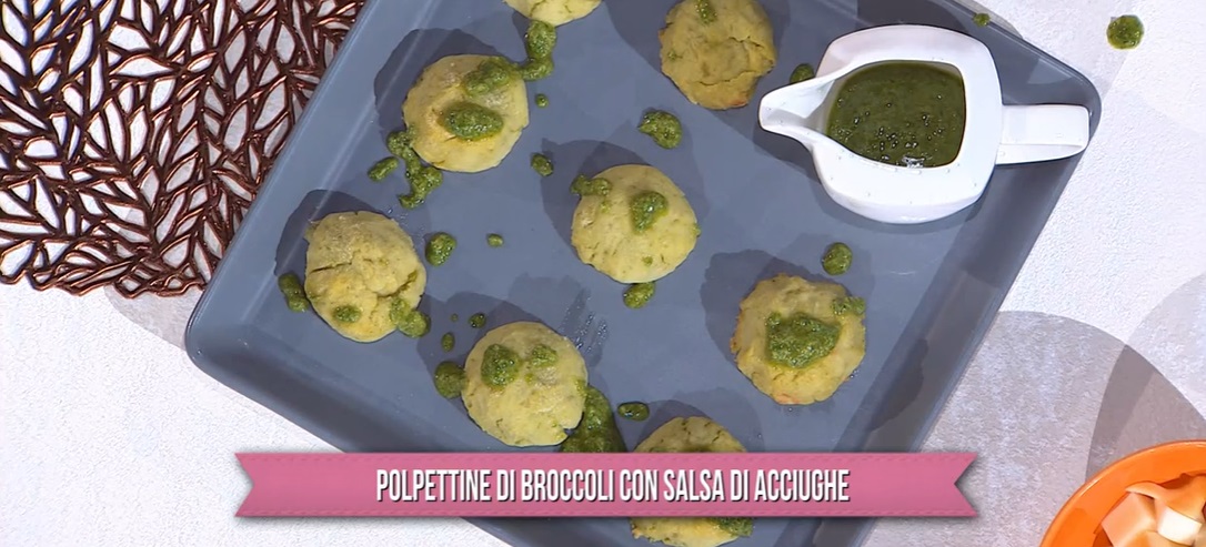 polpettine di broccoli con salsa di acciughe di Roberta Lamberti