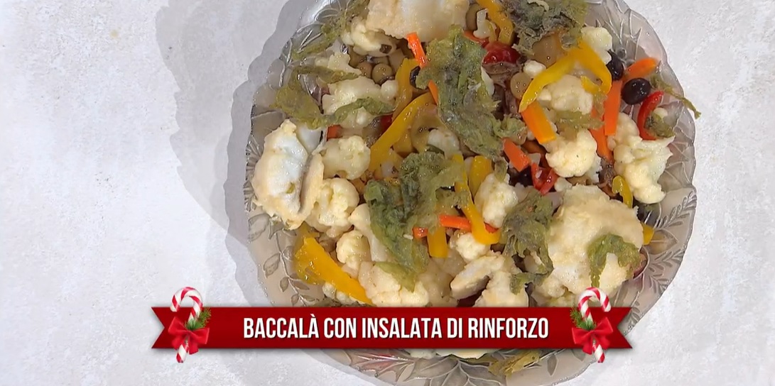 baccalà con insalata di rinforzo di Mauro e Mattia Improta