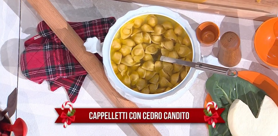 cappelletti con cedro candito di Frida