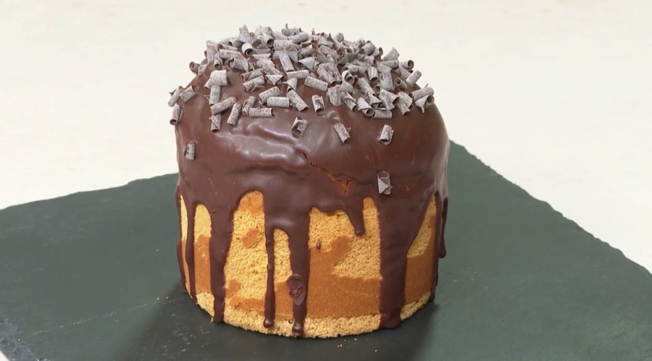 panettone farcito al cioccolato