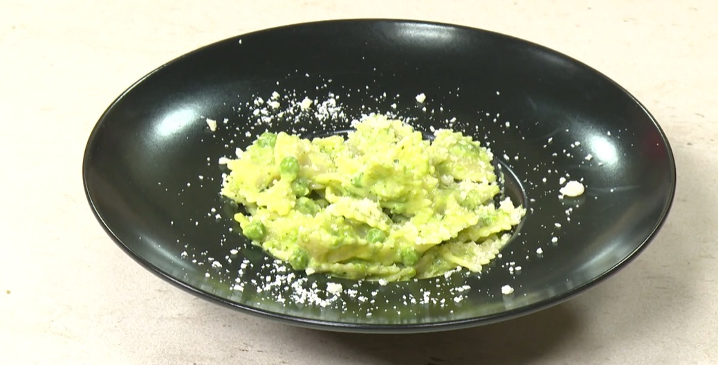 pasta con pesto di piselli