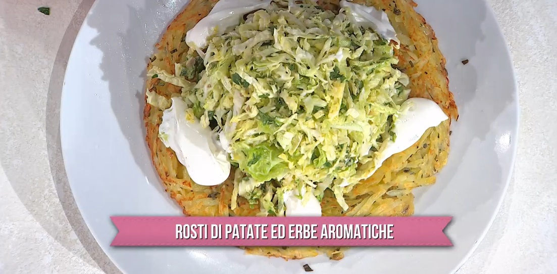  rosti di patate ed erbe aromatiche di gemelli Billi