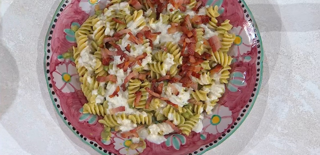 fusilloni zucchine pancetta e formaggio di Federico Fusca
