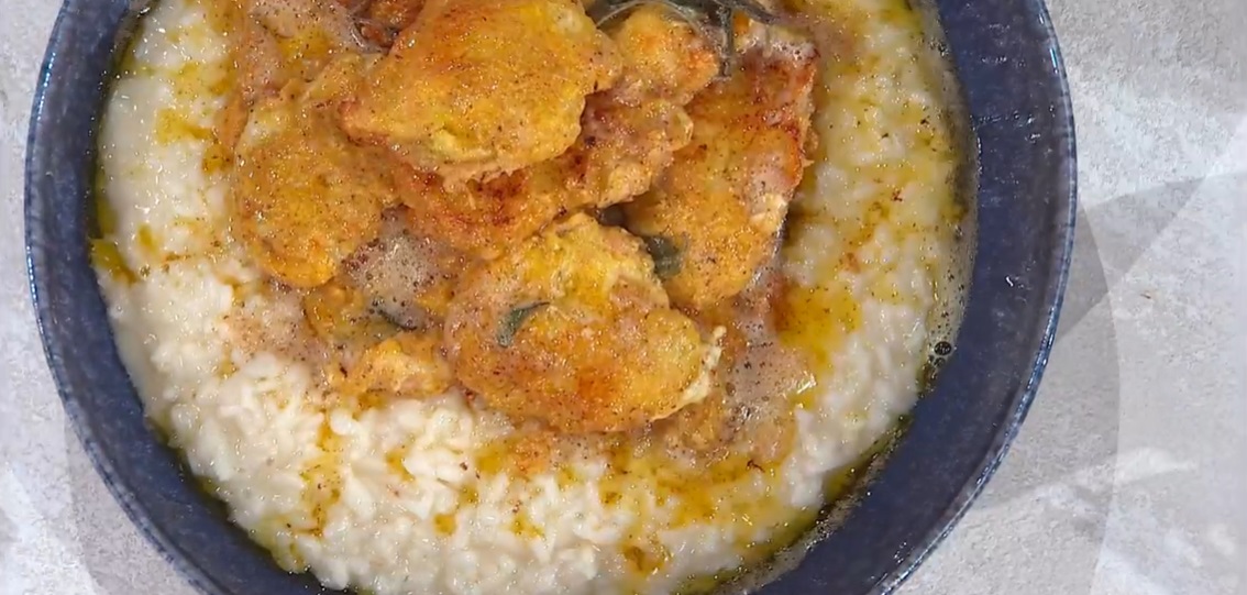 risotto con il persico di Sergio Barzetti