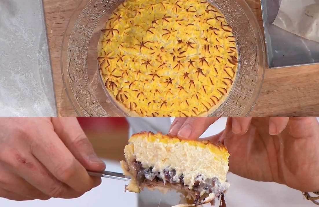 torta gorgonzola e radicchio di Daniele Persegani