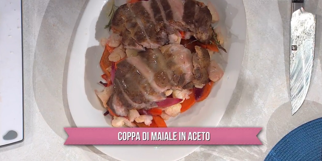 coppa di maiale in aceto