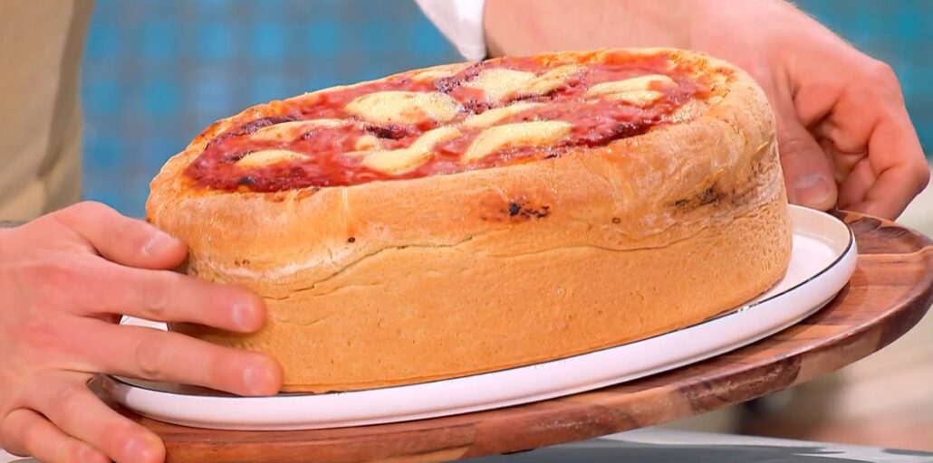 É sempre mezzogiorno Ricetta pizza lasagna di Fulvio Marino