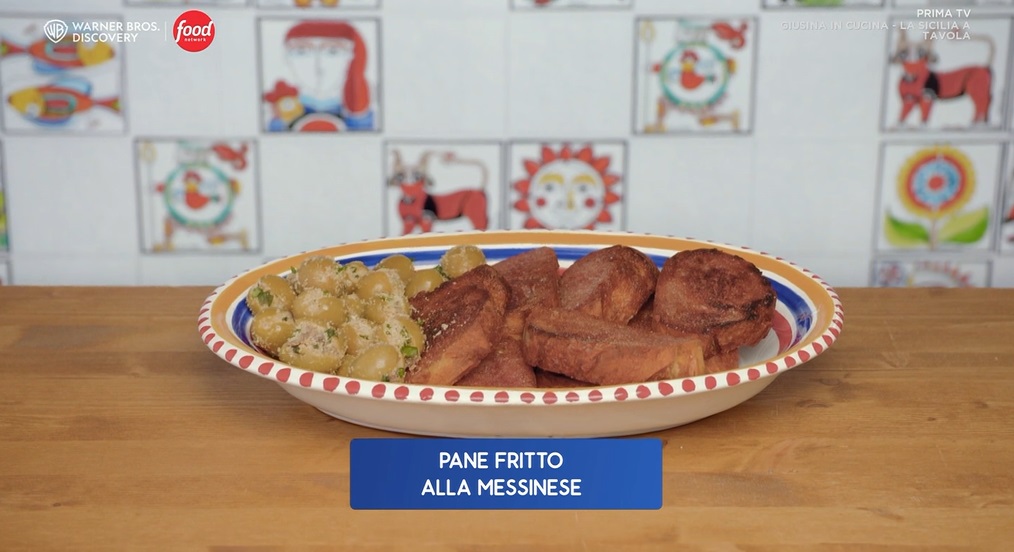 olive ripiene e pane fritto alla messinese di Giusina Battaglia