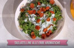 tagliatelline alle erbe aromatiche di zia Cri