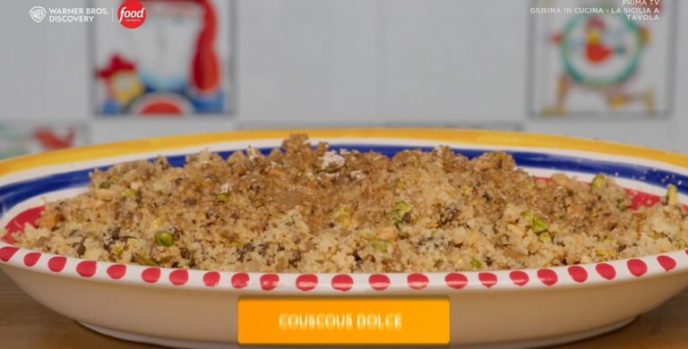 Giusina in cucina | Ricetta cous cous dolce di Giusina Battaglia