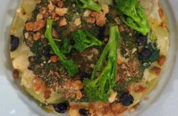 parmigiana di patate con baccalà e friarielli di Mauro e Mattia Improta