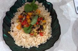 riso pilaf con caponata di Sergio Barzetti