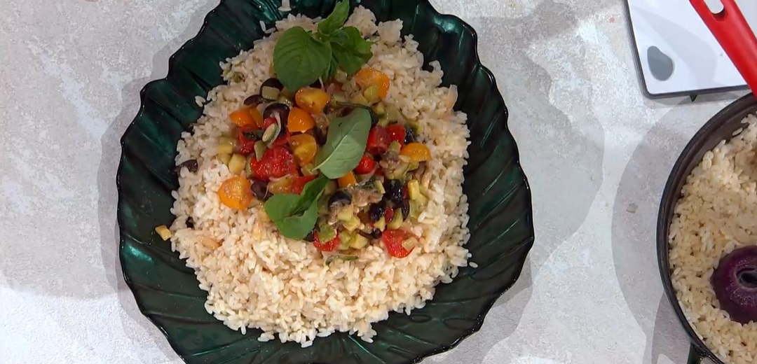 riso pilaf con caponata di Sergio Barzetti