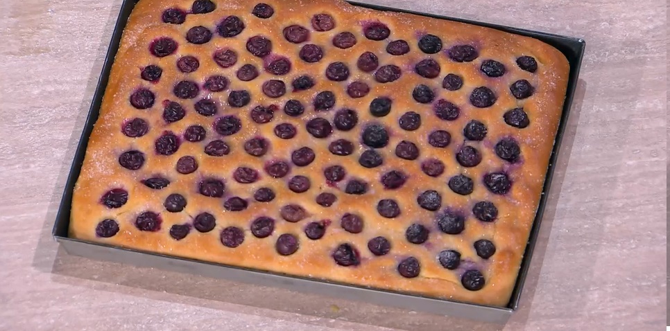 focaccia all'uva di Fulvio Marino