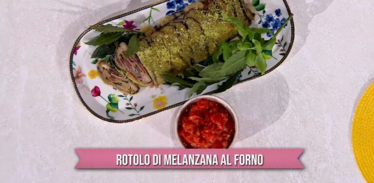 rotolo di melanzane al forno di gemelli Billi