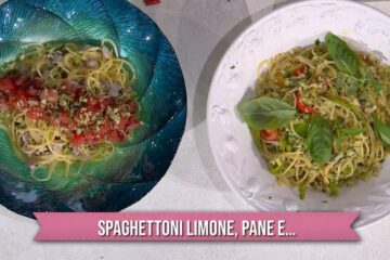 spaghettoni limone pane e