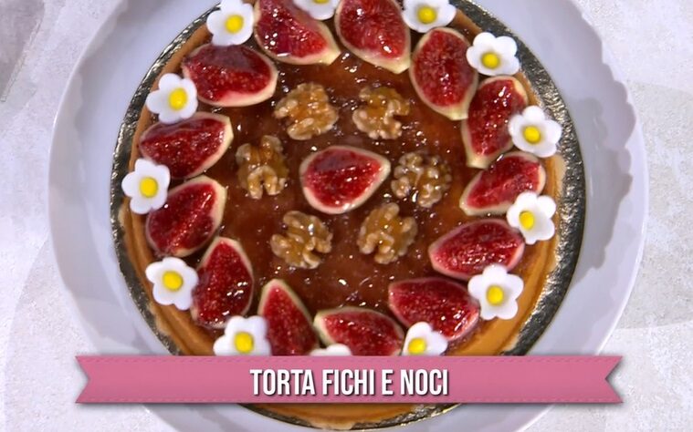 torta fichi e noci di Sal De Riso