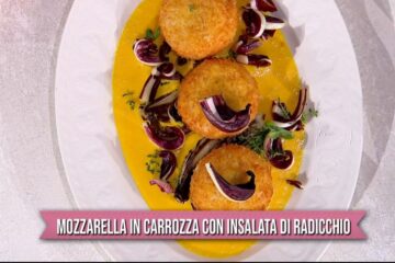 mozzarella in carrozza con insalata di radicchio di Gian Piero Fava