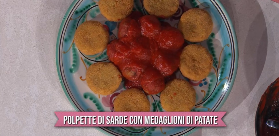polpette di sarde con medaglioni di patate di Fabio Potenzano