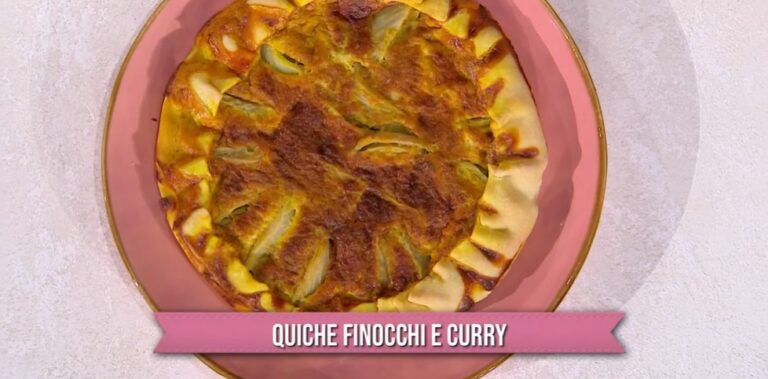 quiche finocchi e curry di Chloe Facchini