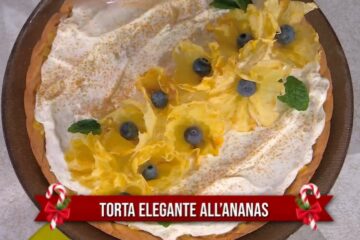 torta elegante all'ananas di Natalia Cattelani