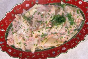 pennoni con salmone alla vodka