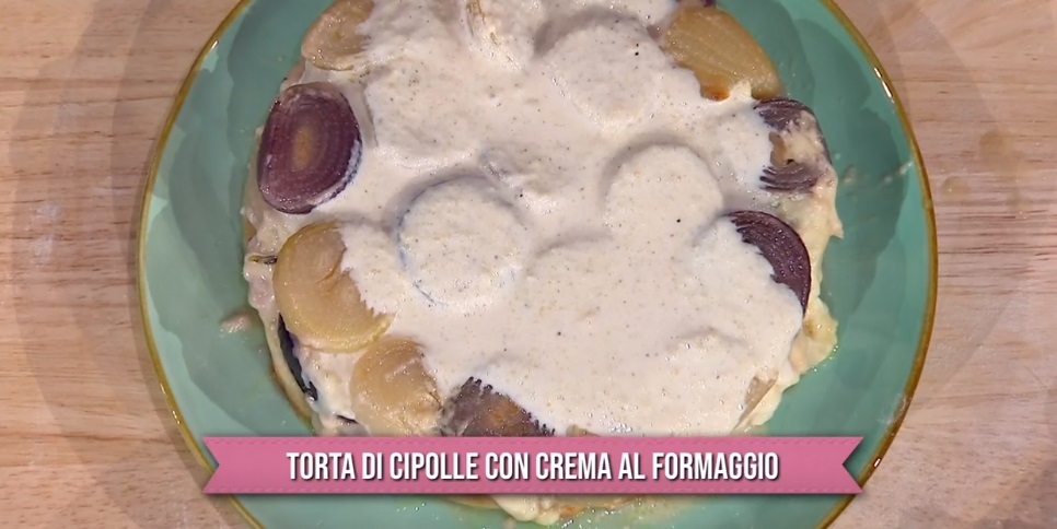 torta di cipolle con crema al formaggio di Daniele Persegani