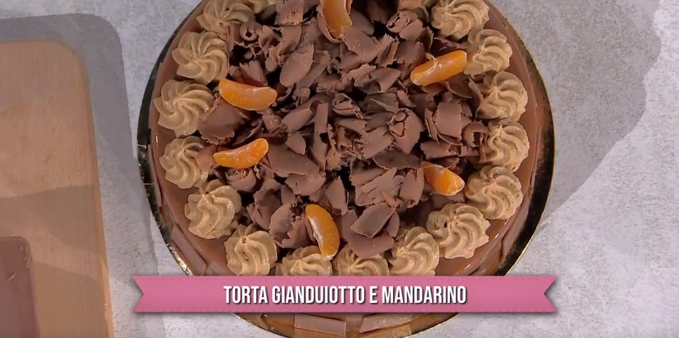 torta gianduiotta e mandarino di Sal De Riso
