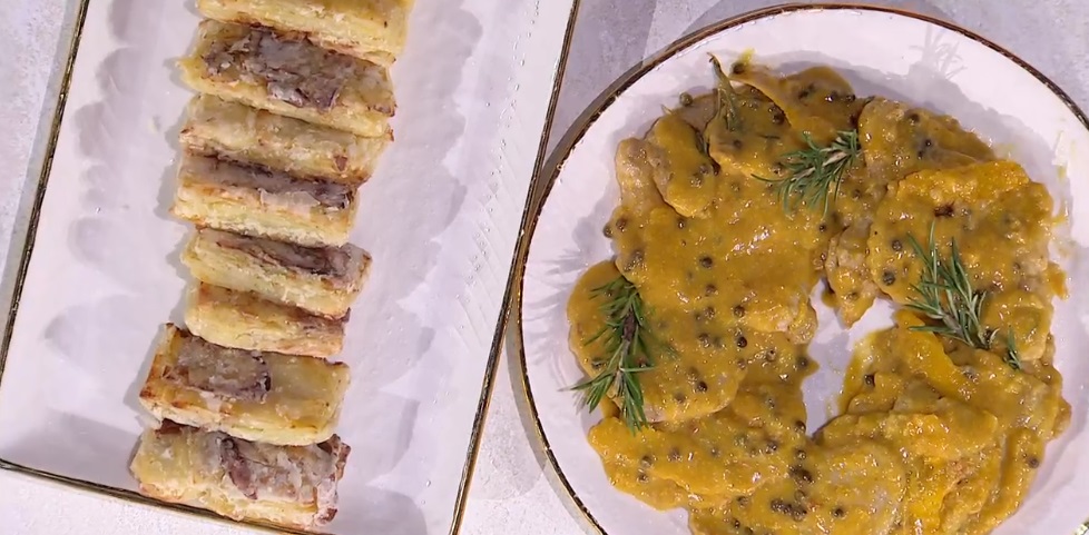 É sempre mezzogiorno | Ricetta scaloppine con millefoglie di patate di ...