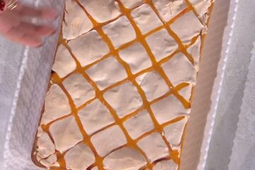torta glassata con confettura di albicocche di Natalia Cattelani