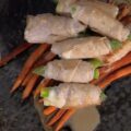 involtini agli asparagi su carote arrostite di Francesca Marsetti