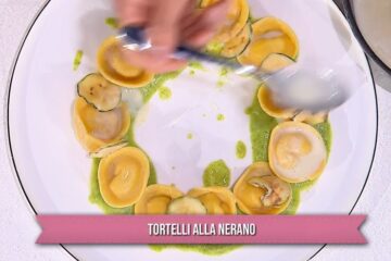 tortelli alla Nerano di Mauro e Mattia Improta