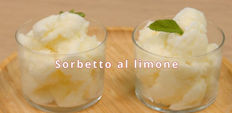 sorbetto al limone