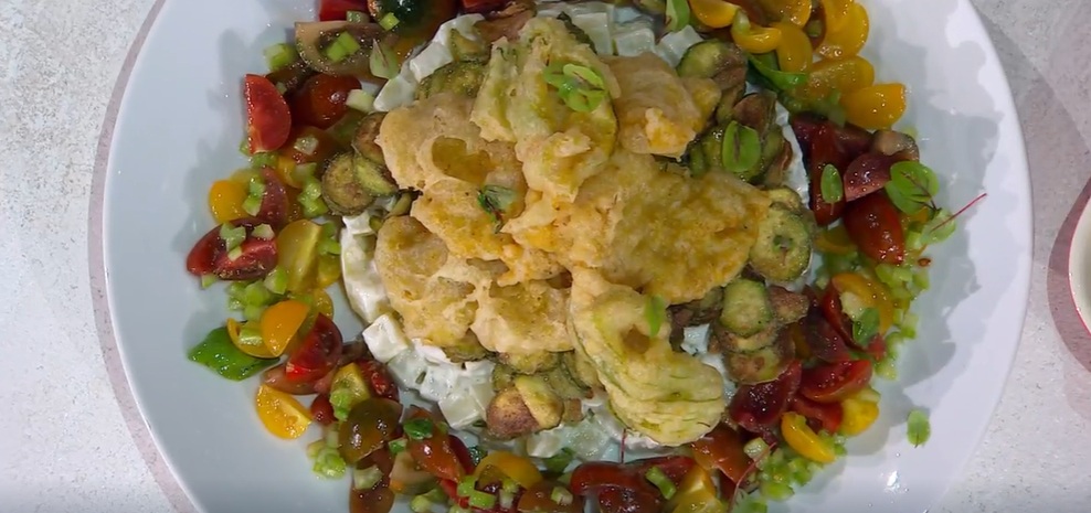 baccalà con concia di zucchine di Gian Piero Fava