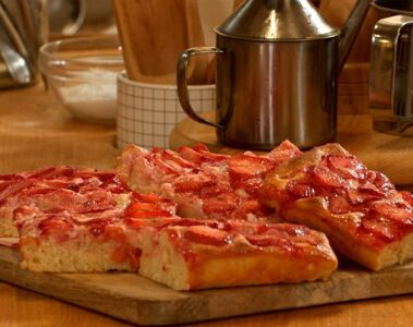 focaccia alle fragole