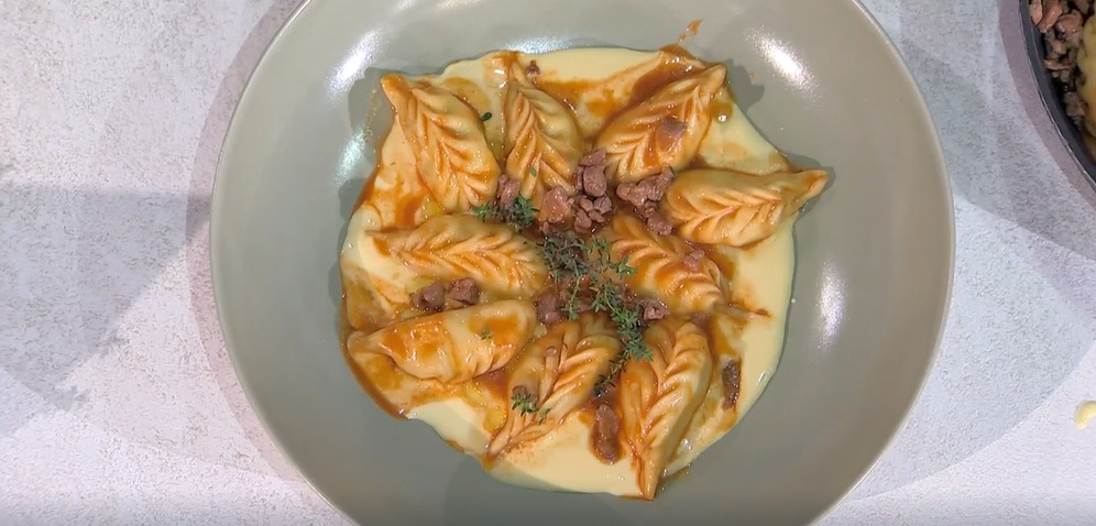 culurgiones al ragù d'agnello di Michele Farru