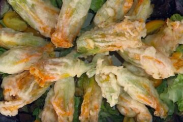 fiori di zucca ripieni di Antonio Paolino