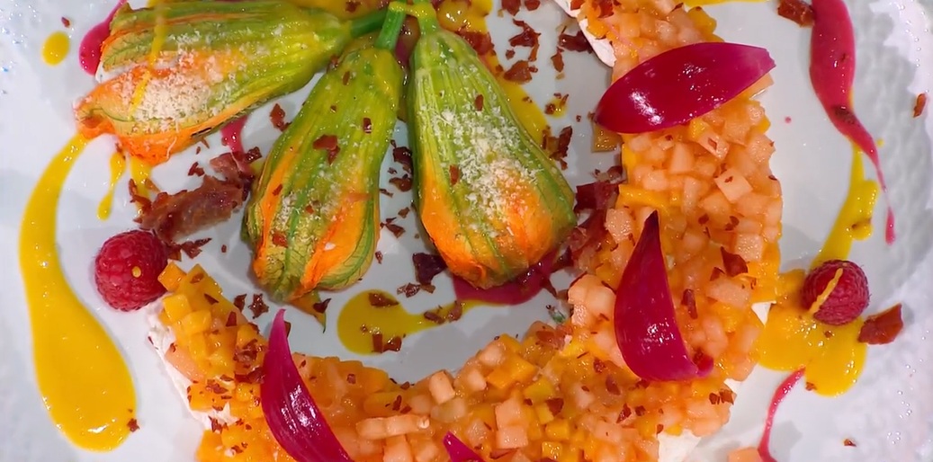 fiori di zucca ripieni di Gian Piero Fava