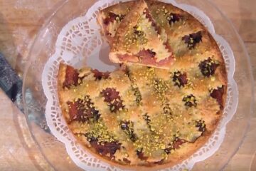 crostata con gelo d'anguria di Giusina Battaglia